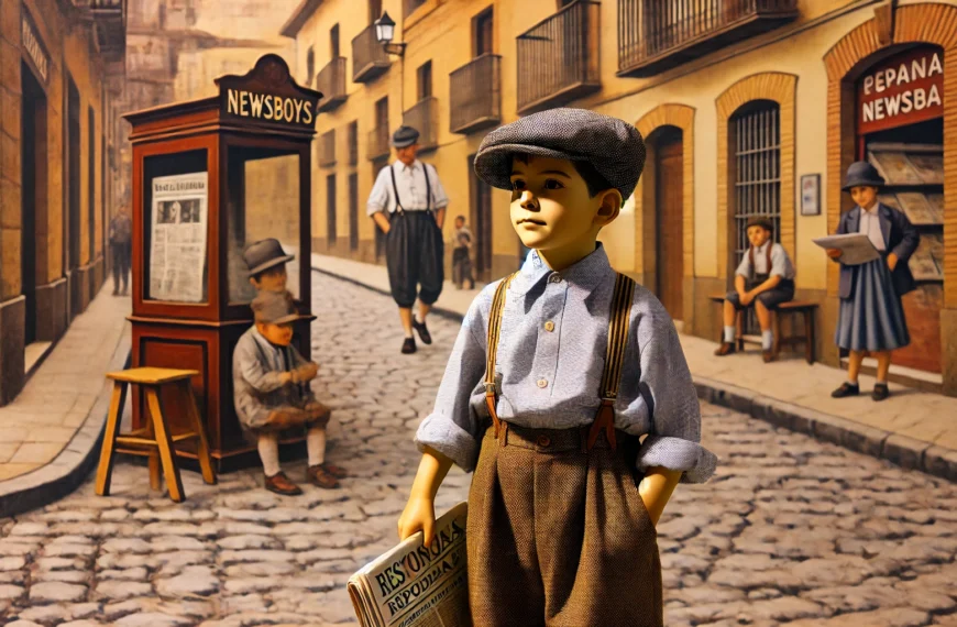 spanish newsboy fashion 50s